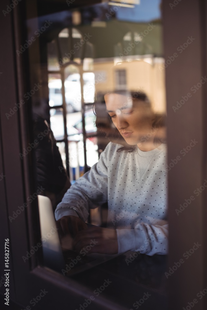 Man using laptop