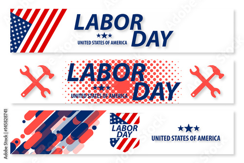 United state of America Labor Day poster design