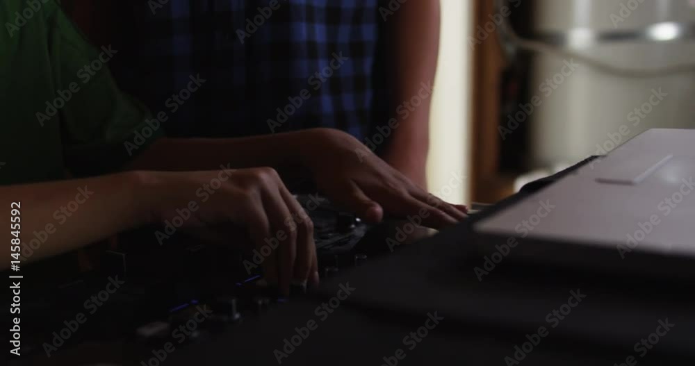 Swift Soccer players pass the ball back and forth and score a goal.