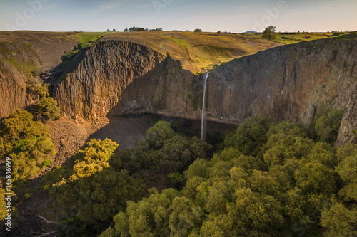 North Table Mountain Ecological Reserve, Oroville, California. An elevated basalt mesa with beautiful vistas of spring wildflowers, waterfalls, lava outcrops and a rare type of vernal pool. photo