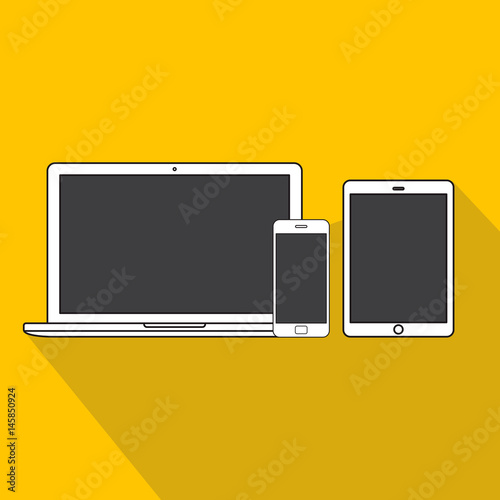 Technology Digital Device Icon Vector Concept