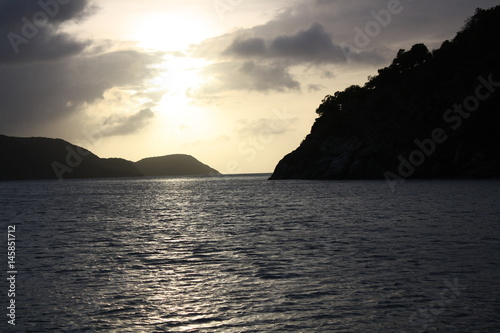 Sunset in the Caribbean