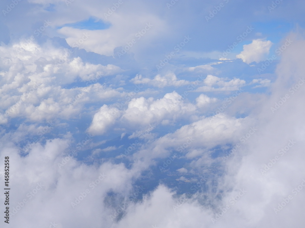 Obraz premium 八号五勺(御来光館)から見る雲海(富士山)