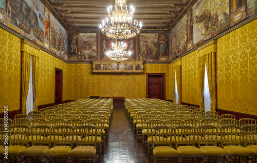 The Throne Room. Grandmaster's Palace. Valletta. Malta