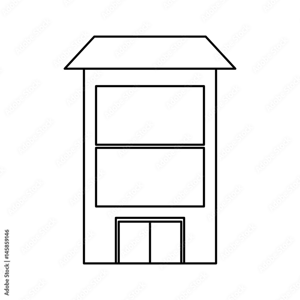 Real estate building icon vector illustration graphic design Real estate building icon vector illustration graphic design