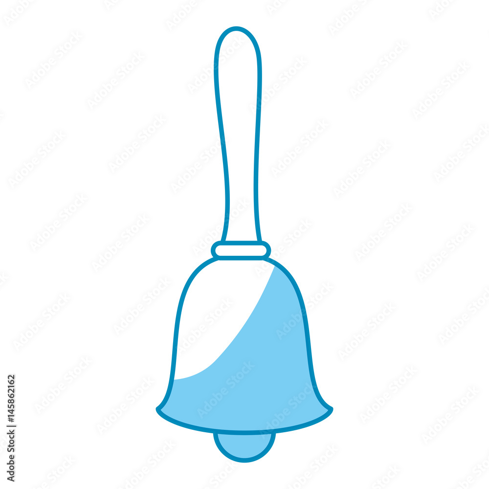 handbell icon over white background. vector illustration handbell icon over white background. vector illustration