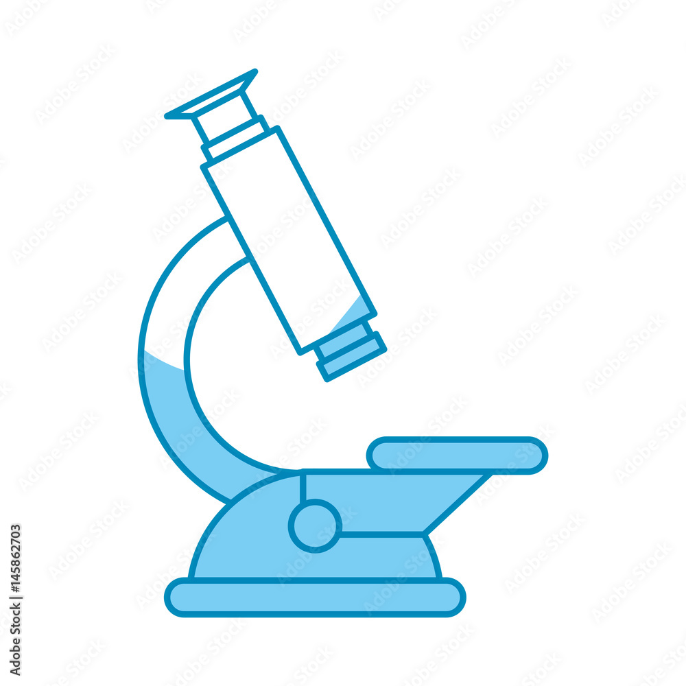 microscope tool icon over white background. vector illustration microscope tool icon over white background. vector illustration