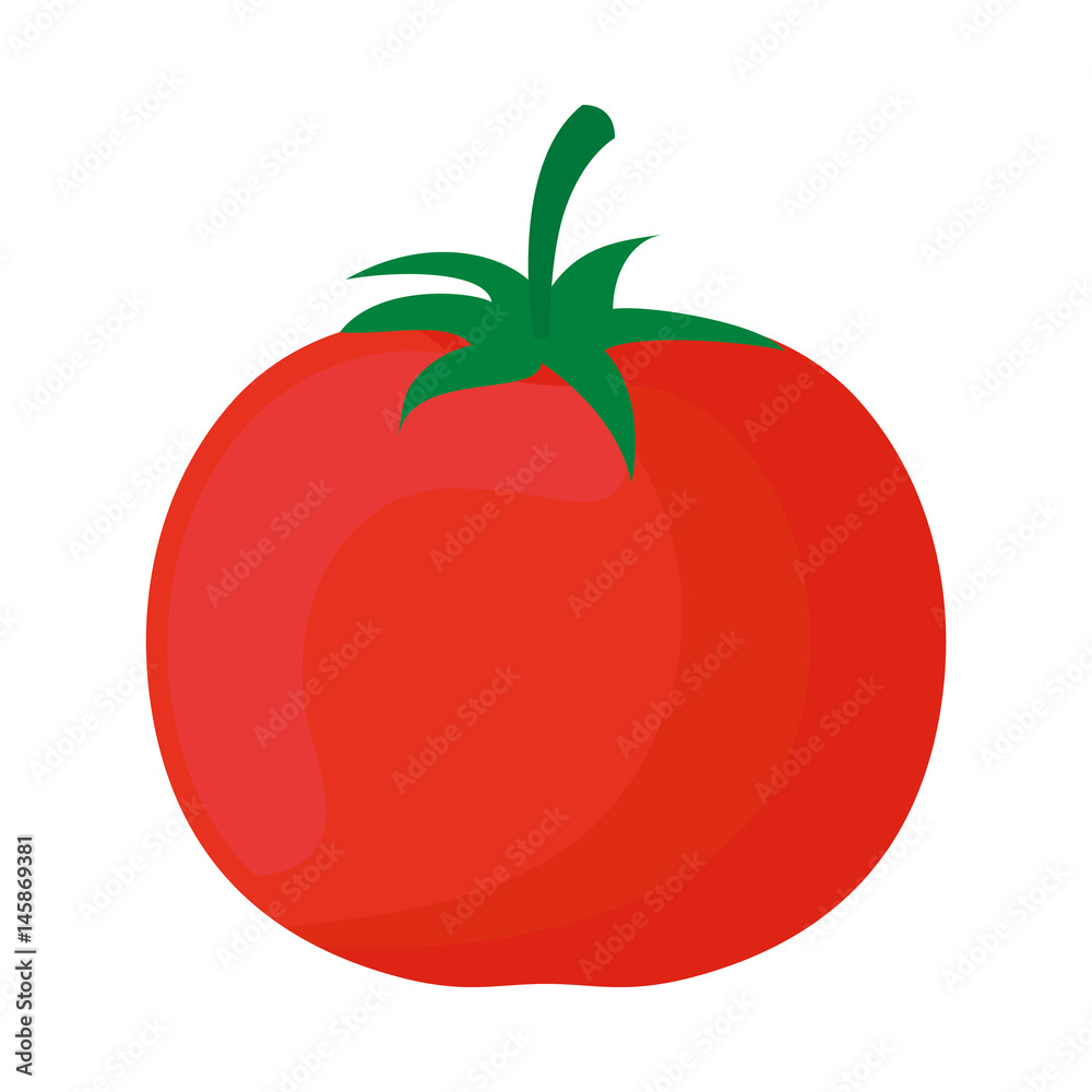 tomato vegetable icon over white background. colorful design. vector illustration tomato vegetable icon over white background. colorful design. vector illustration