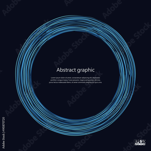 Graphic illustration with geometric pattern. Eps10 Vector illustration.
