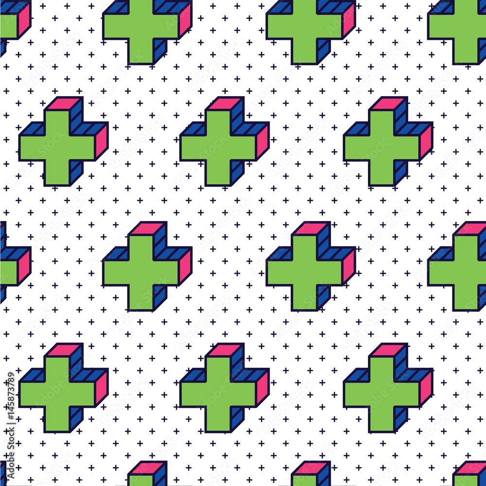 Obraz premium Seamless pattern in retro style 