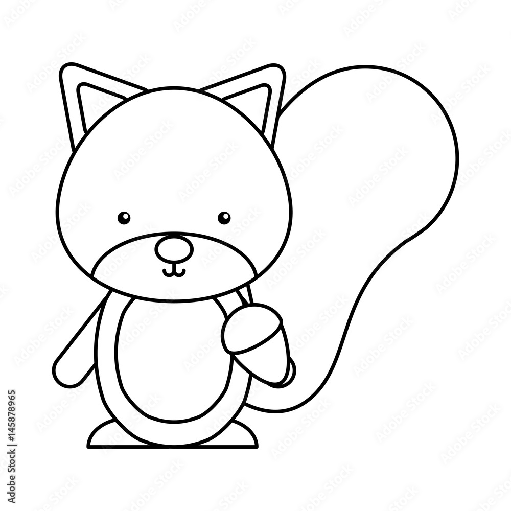 cute chipmunk woodland animal vector illustration design cute chipmunk woodland animal vector illustration design