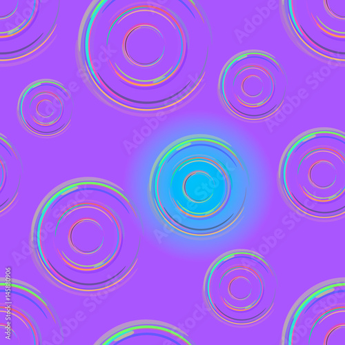 abstract rings as a seamless pattern for background