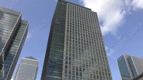 Wallpaper Mural Time lapse. Beautiful clouds over skyscrapers. Torontodigital.ca