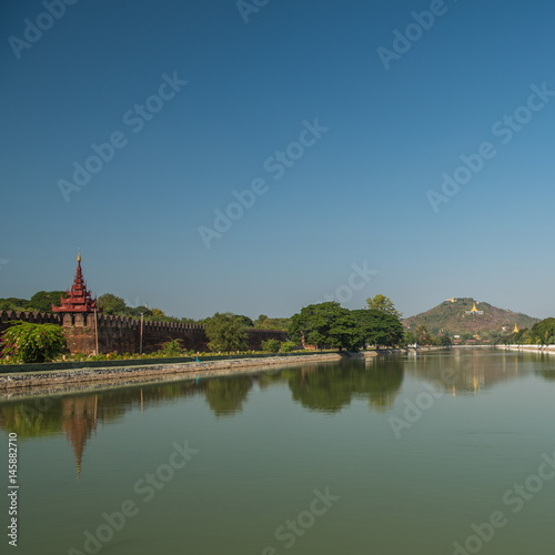 Mandalay King Palace moat