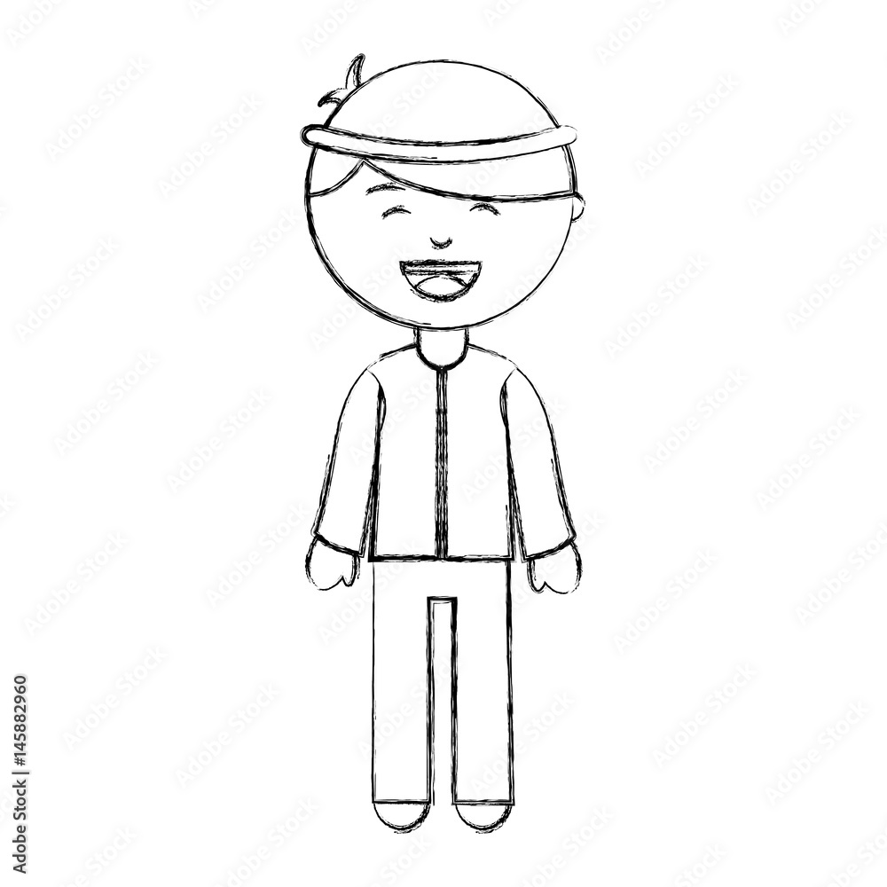 Shepherd manger character icon vector illustration design Shepherd manger character icon vector illustration design