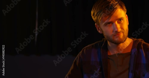 Band performing in studio photo