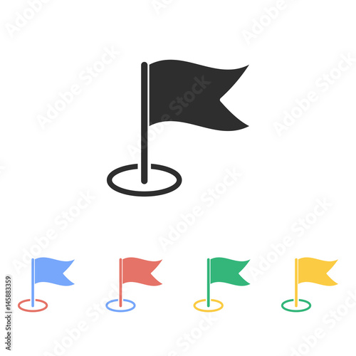 Flag - vector icon.