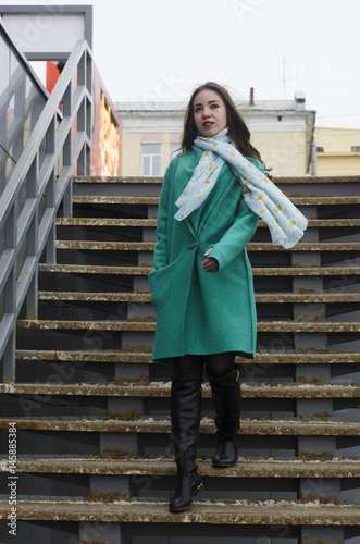 beautiful girl in cardigan