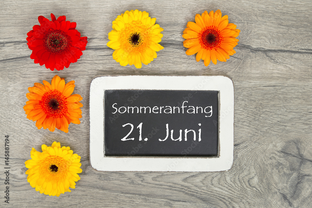 Obraz premium Sommeranfang 21. Juni