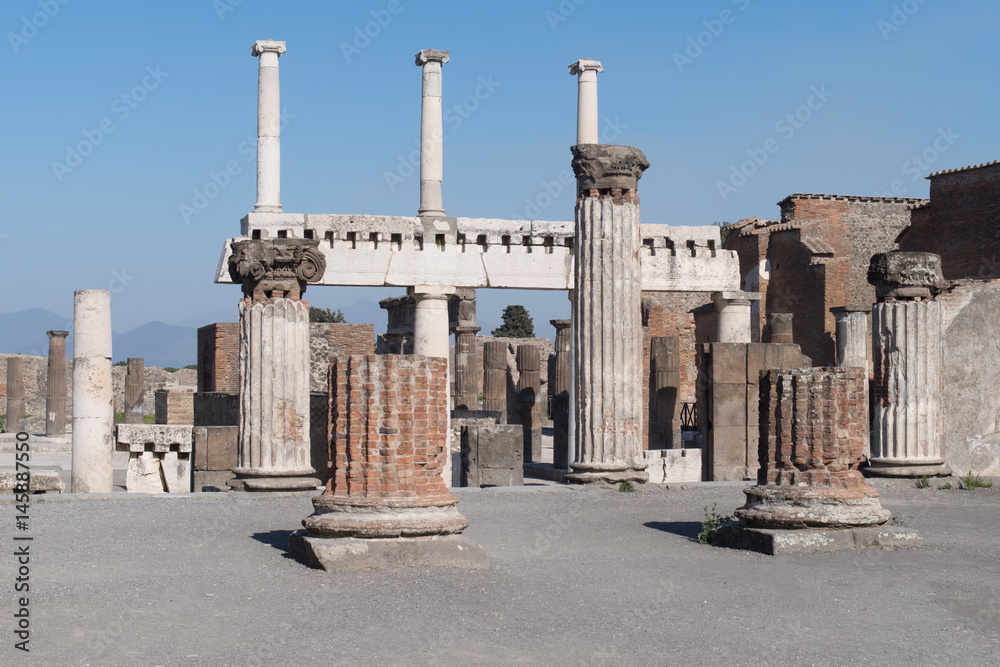 The ruins of Pompeii, Italy