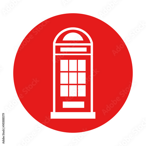 london phone cab isolated icon vector illustration design