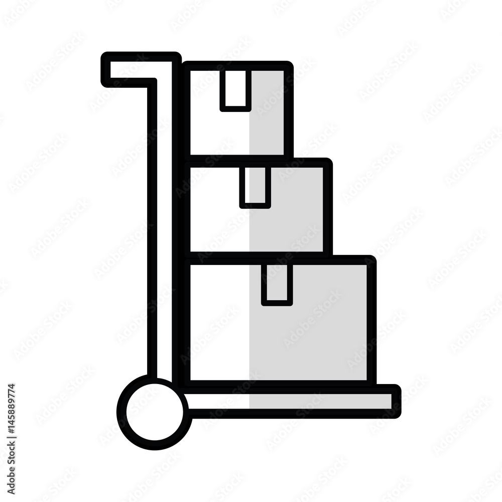 cart delivery isolated icon vector illustration design cart delivery isolated icon vector illustration design