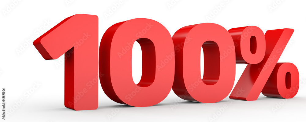 One hundred percent off. Discount 100 %. One hundred percent off. Discount 100 %.
