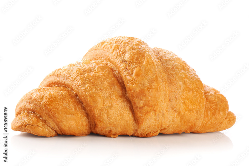 Croissant isolated on white background Croissant isolated on white background