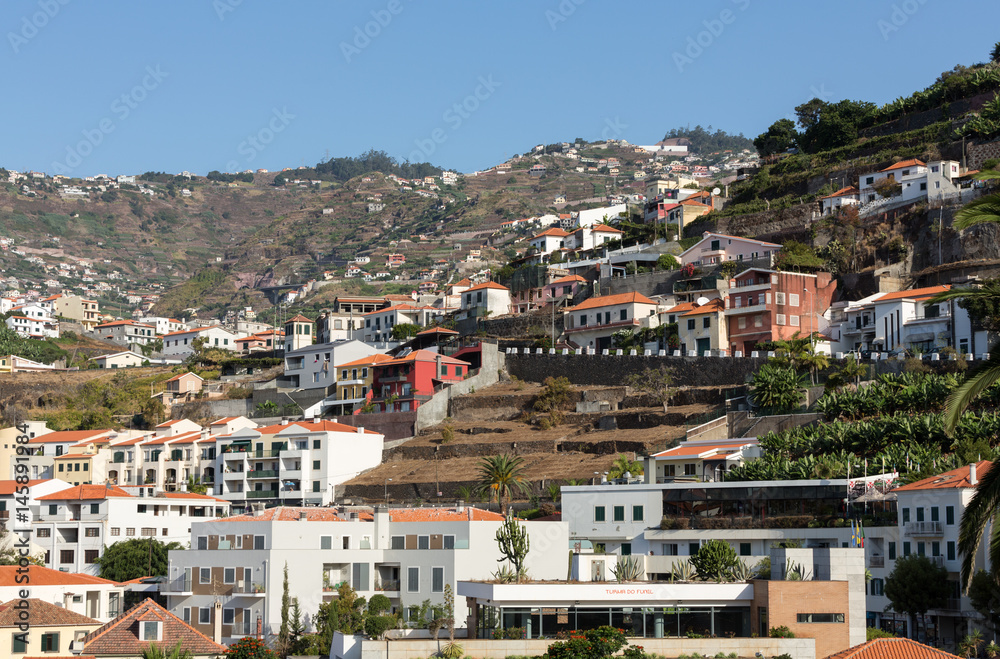 Camara de Lobos - traditional fishing village, situated five kilometres from Funchal on Madeira. Portugal