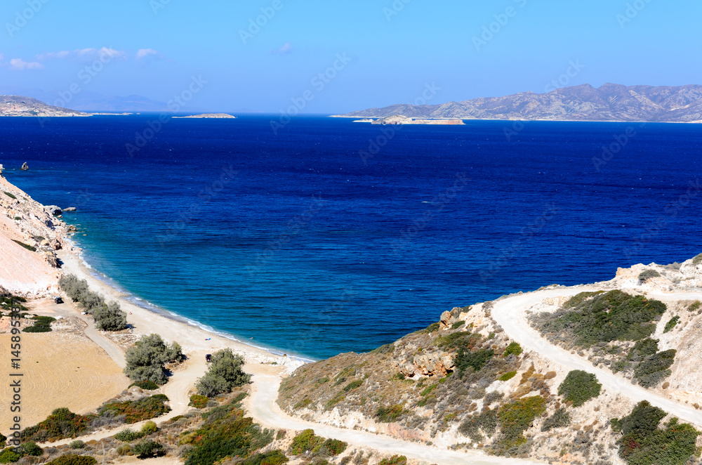 Emerald beaches of Greece - Milos island, Cyclades