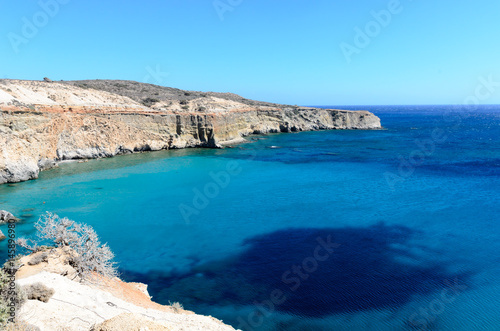 Emerald beaches of Greece - Milos island  Cyclades