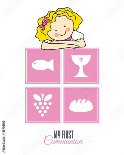 my first communion girl