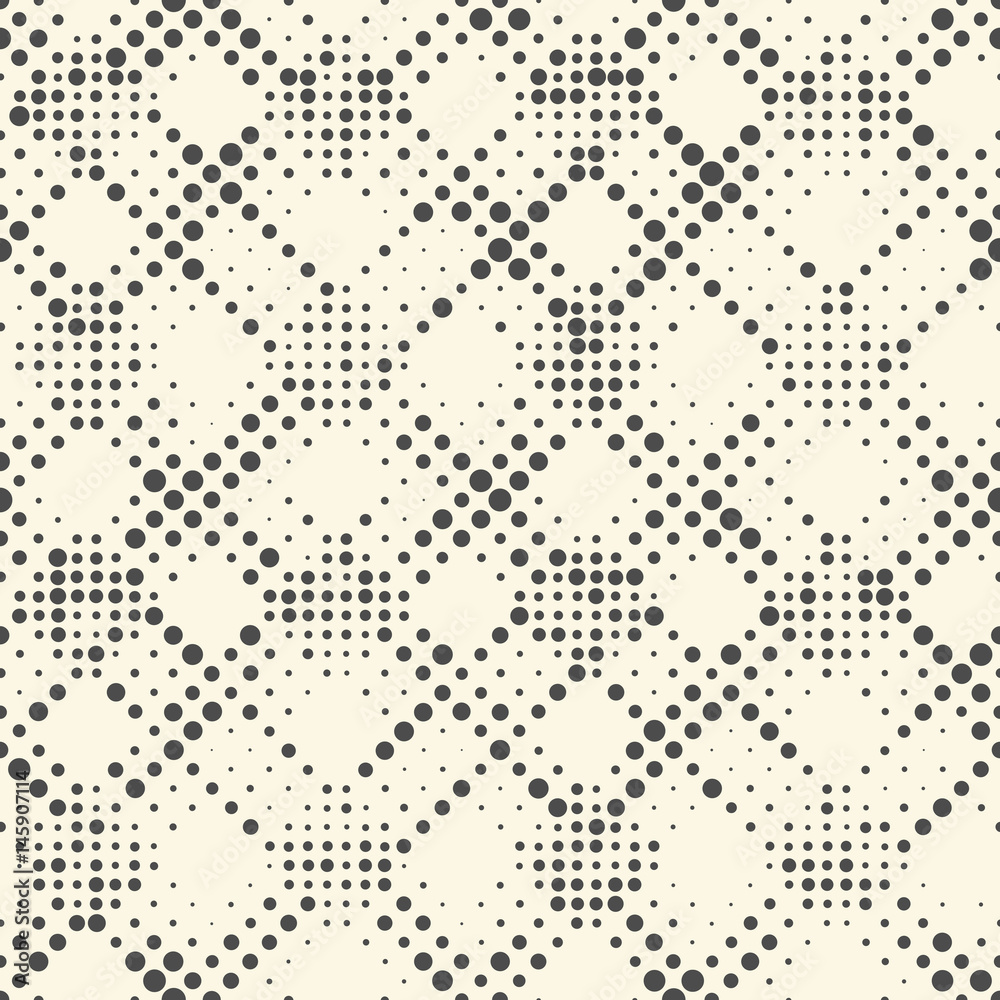 Seamless Diagonal Stripe Pattern. Vector Monochrome Geometric Background