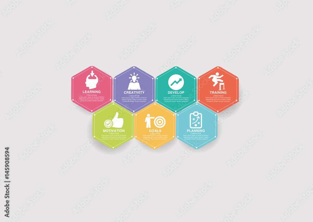 Naklejka premium PERSONAL GROWTH CONCEPT