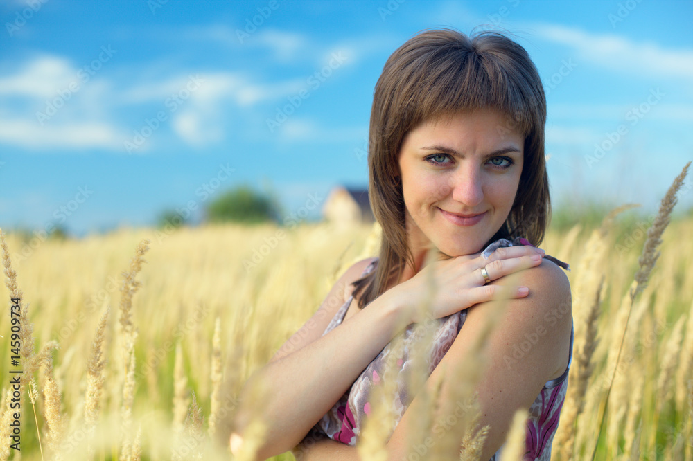 Woman in the grass Woman in the grass