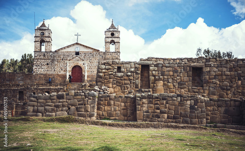 Church built over ruins photo