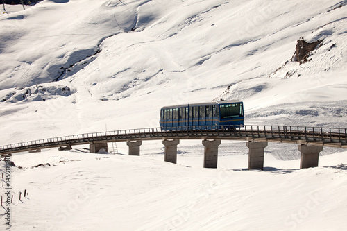 Amazing mountain scenery from St. Moritz, Switzerland