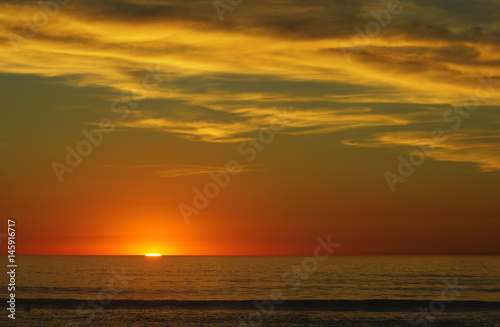 Californian Sunset  Pacific Ocean  USA 
