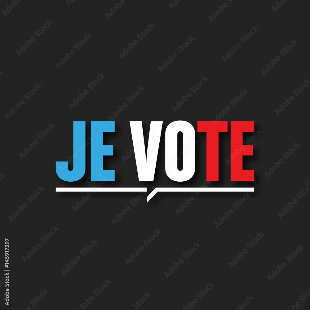 je vote