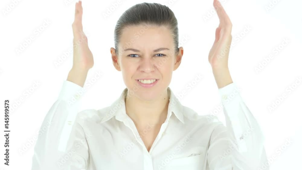 Angry Woman, Abusing and Yelling