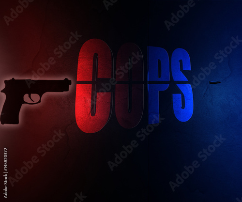 Police background illustration/Cops background