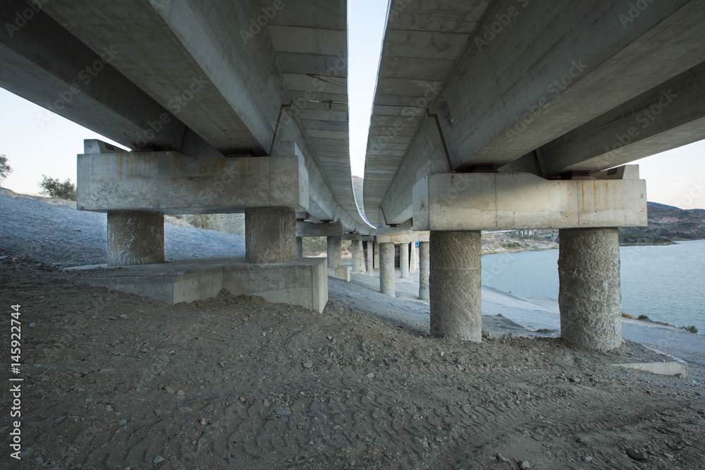 Obraz premium Bridge just finished building.