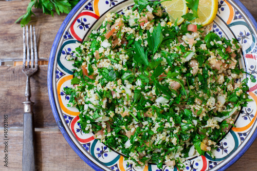 tabbouleh bulgur salad photo