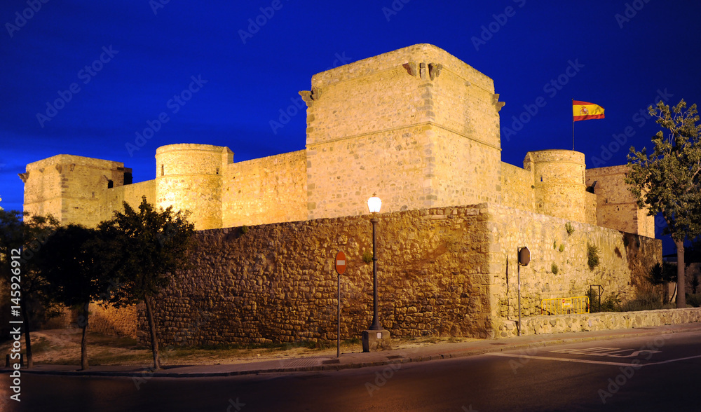 Castillo de Santiago en Sanlúcar de Barrameda,  España