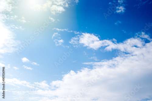 Beautiful blue sky during the day for background and other use. © DG PhotoStock