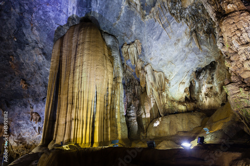 Inside Paradise Cave (Thien Duong Cave), Ke Bang National Park, Phong Nha, Vietnam photo