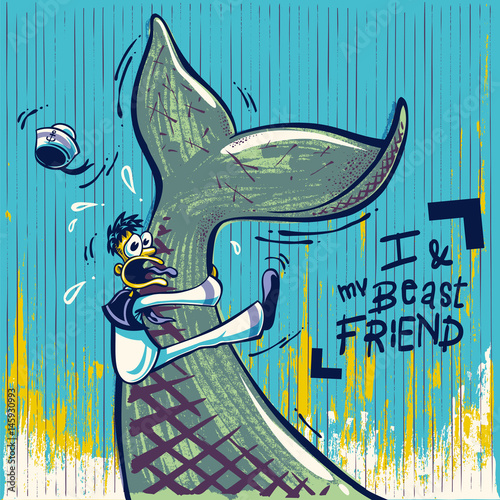 I and my beast whale friend