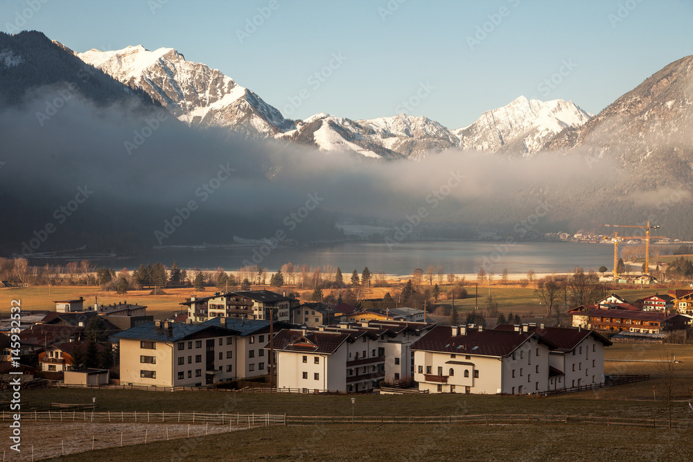 Views of Achensee and Pertisau from Maurach, Austria