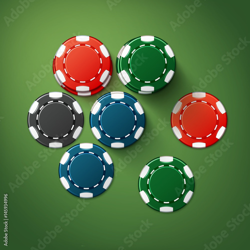 Casino poker chips
