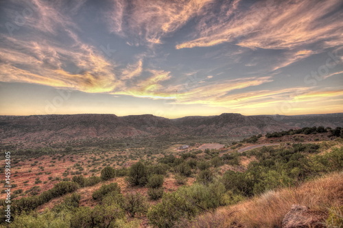 Sunrise, Palo Duro Canyon,Texas